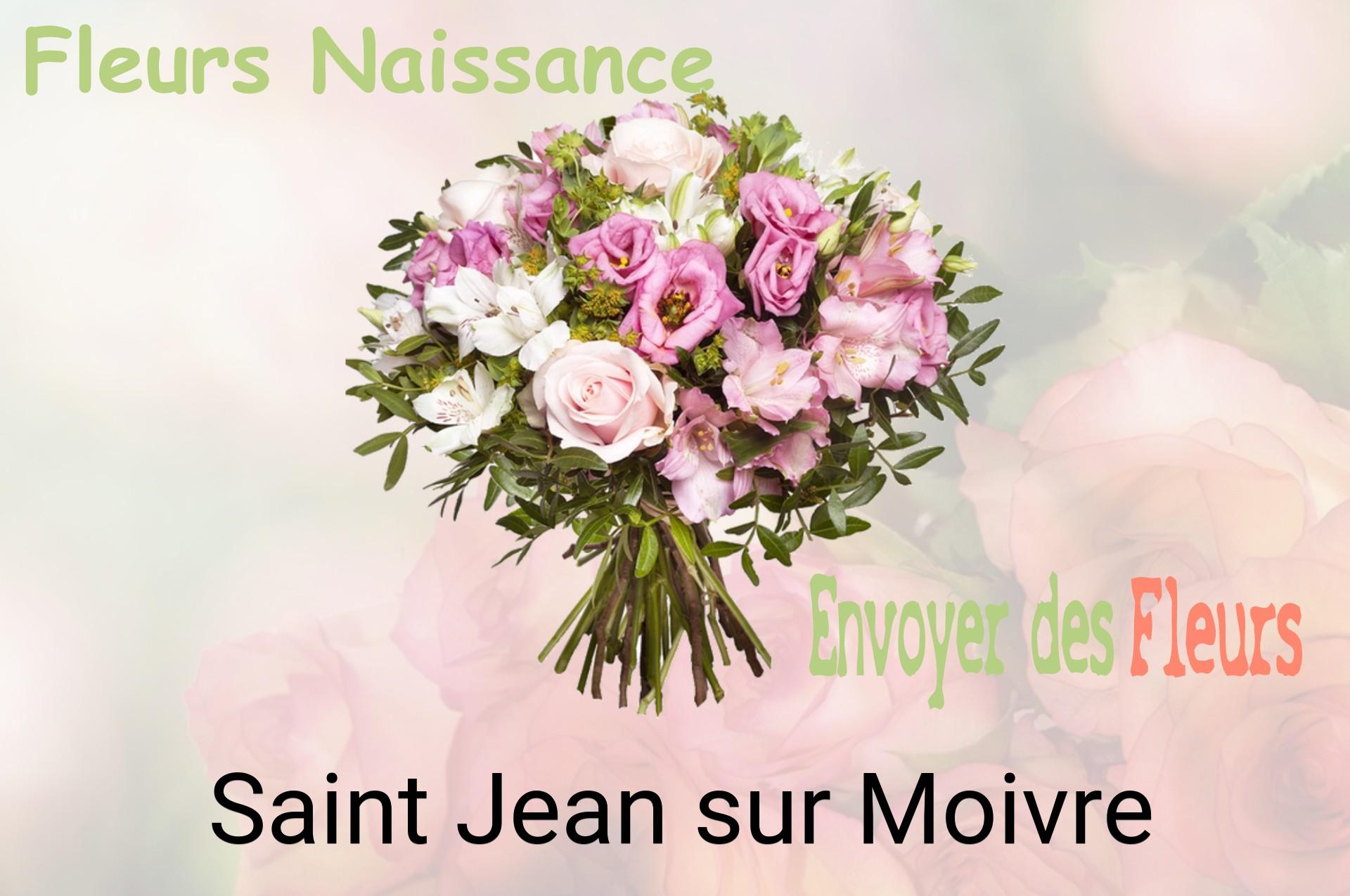 Bouquet de fleurs de naissance livré à Saint-Jean-sur-Moivre